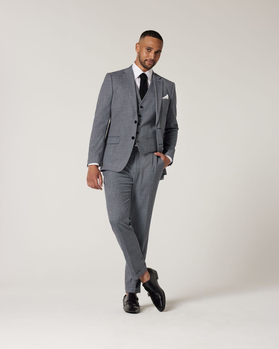 Slim Stretch Check Tailored Jacket